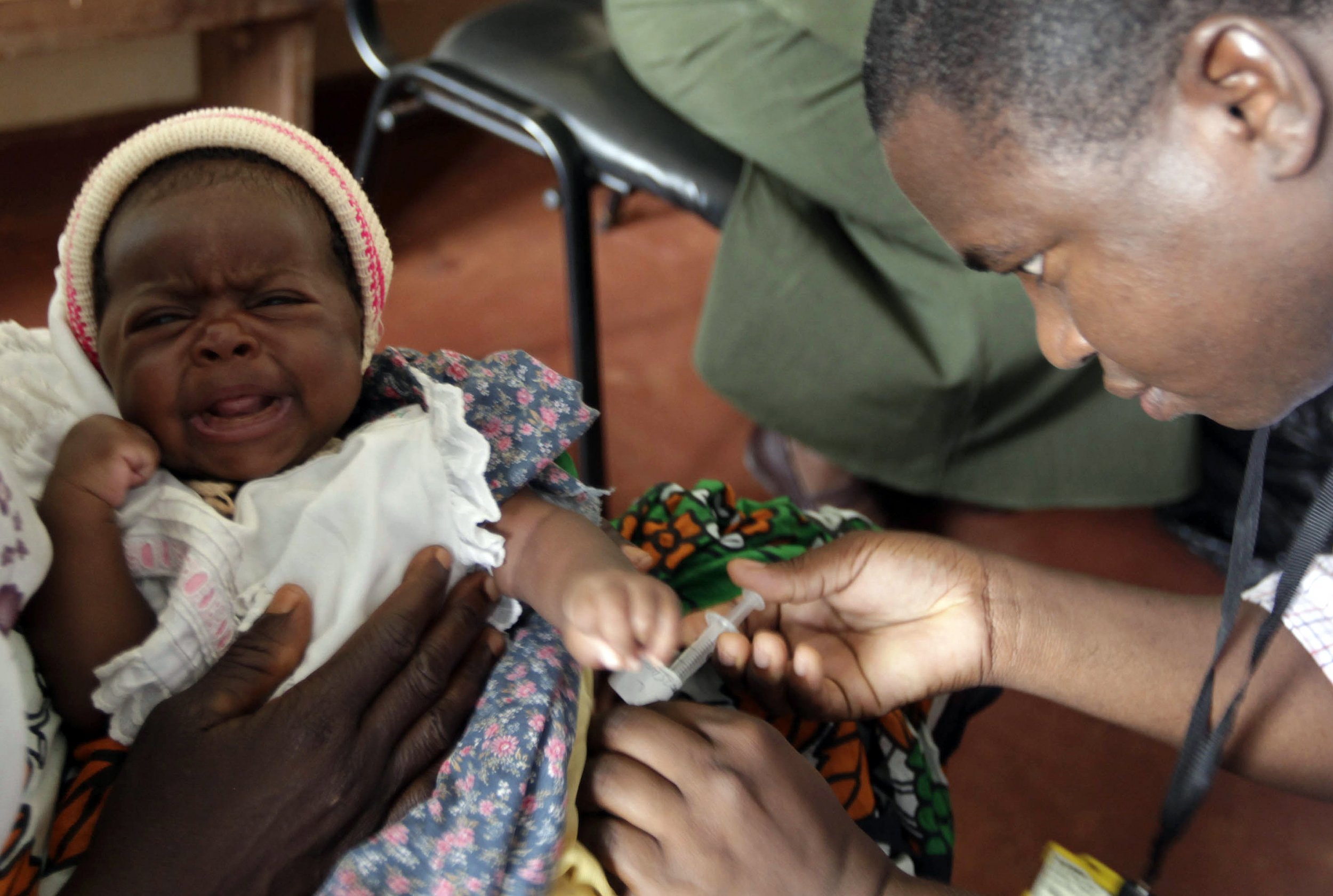 Malaria vaccine trial