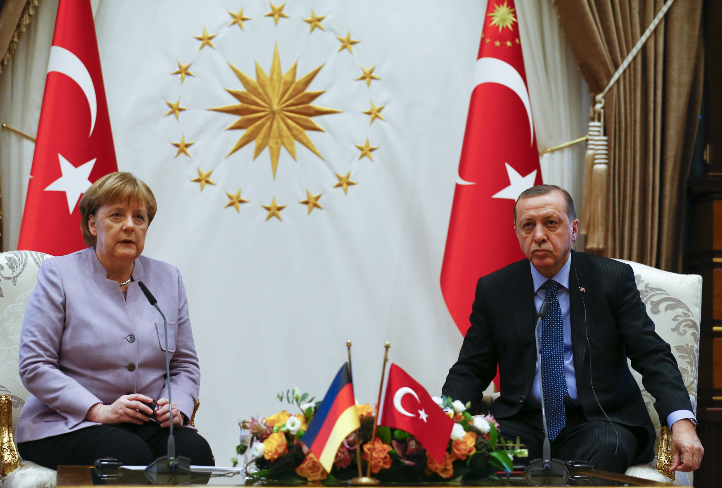 Angela Merkel President Recep Tayyip Erdogan 