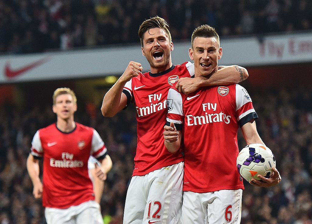 Giroud and Koscielny 