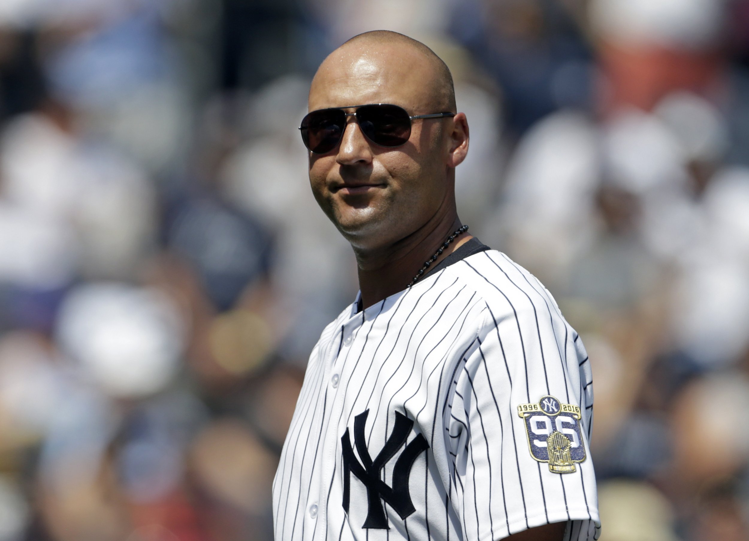 George W. Bush made an appearance on the Derek Jeter Farewell Tour