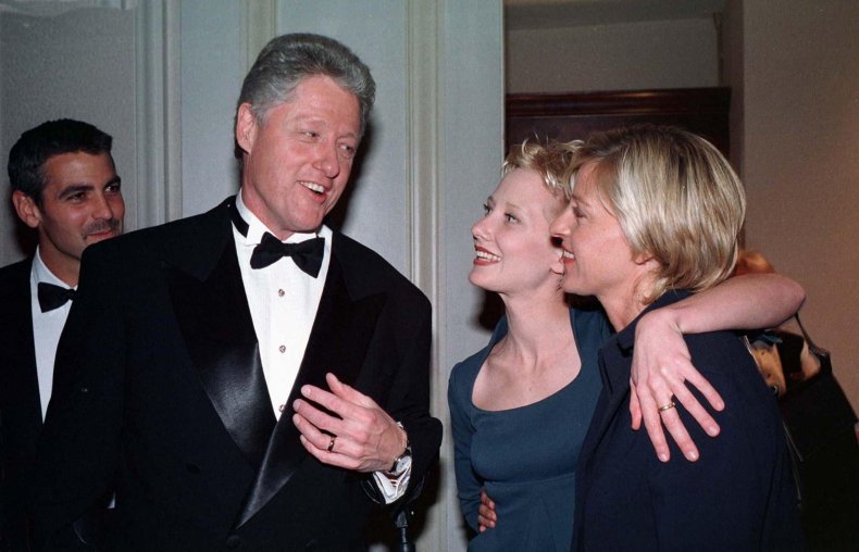 Ellen DeGeneres Bill Clinton