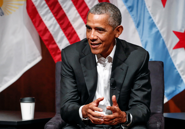 President Obama Speaking at the University of Chicago on April 24.