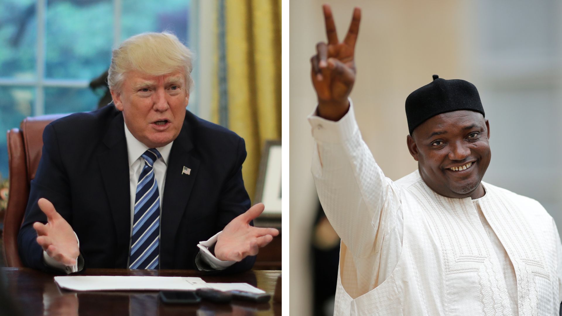 The First 100 Days How Have Trump and Gambia s President