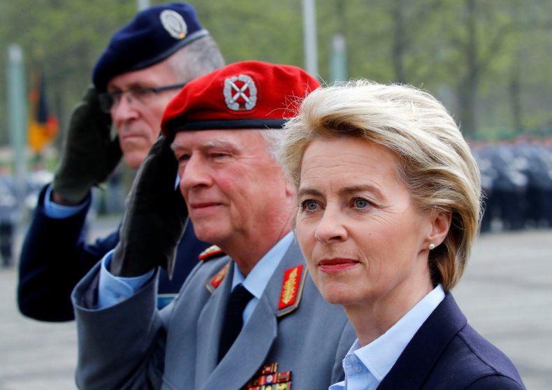 German Defence Minister Ursula von der Leyen