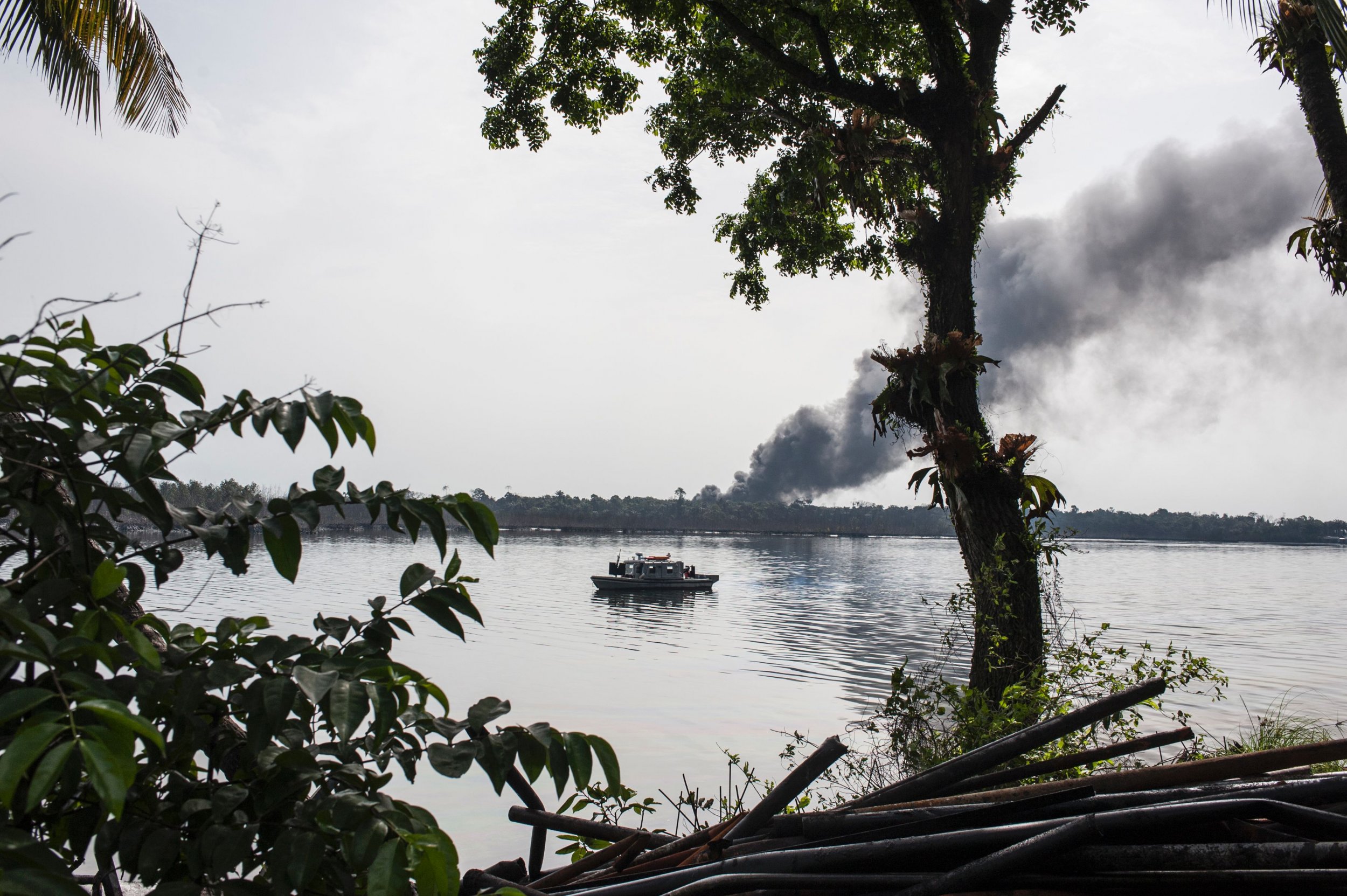 Niger Delta illegal refinery