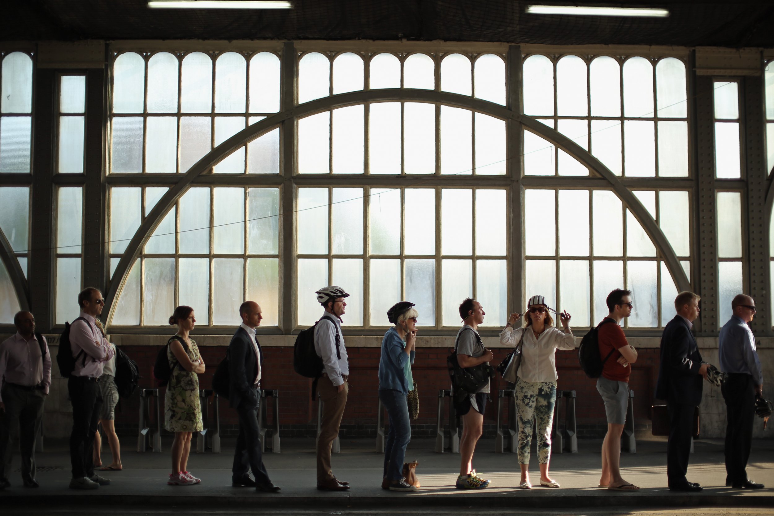 Commuters line London
