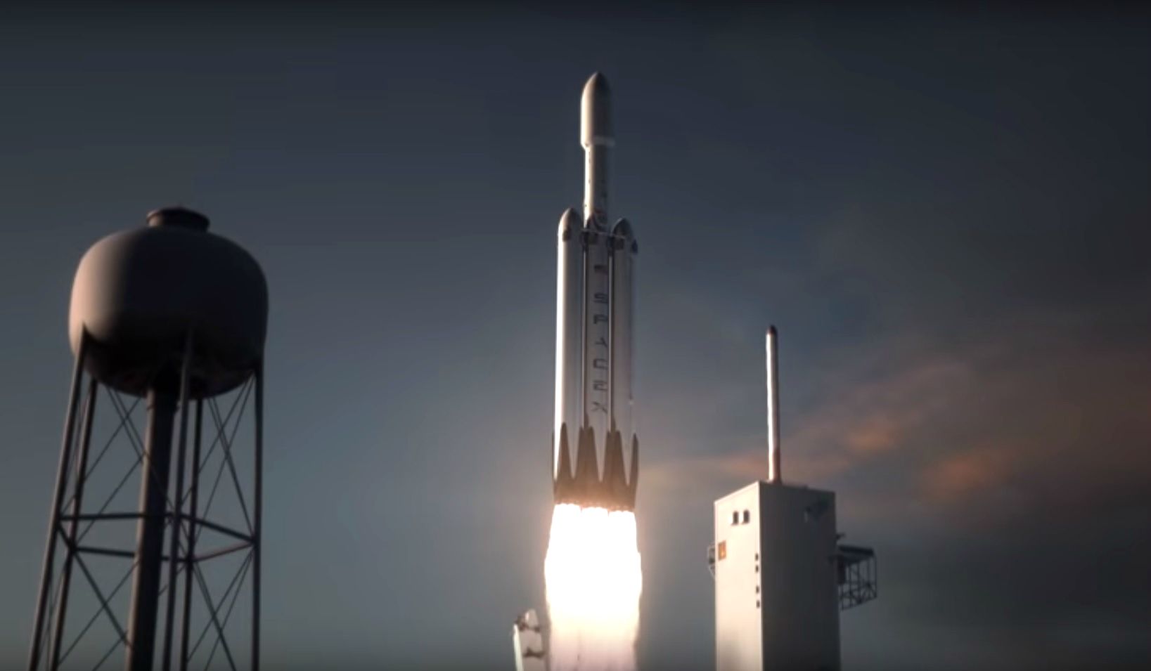 spacex falcon heavy rocket mars