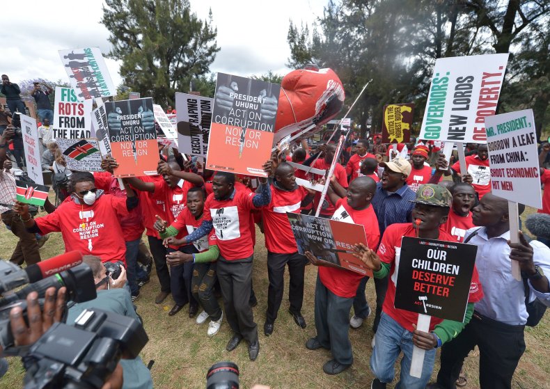 Kenya anticorruption demo