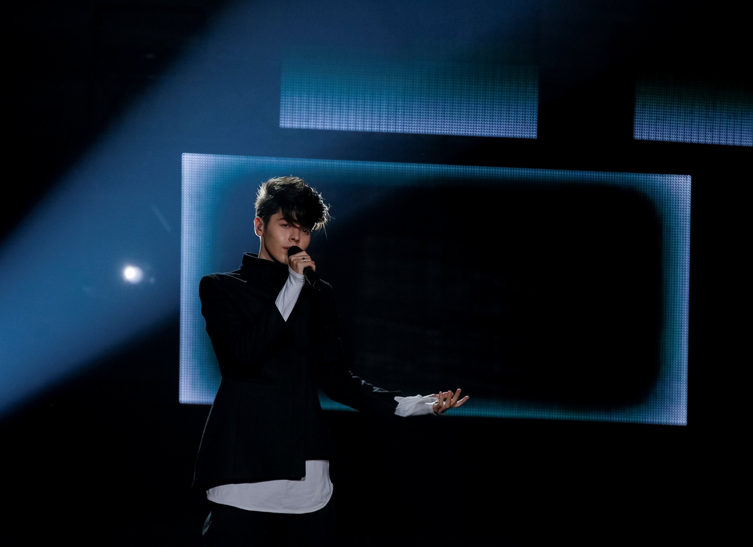 Bulgaria's Kristian Kostov at Eurovision 2017