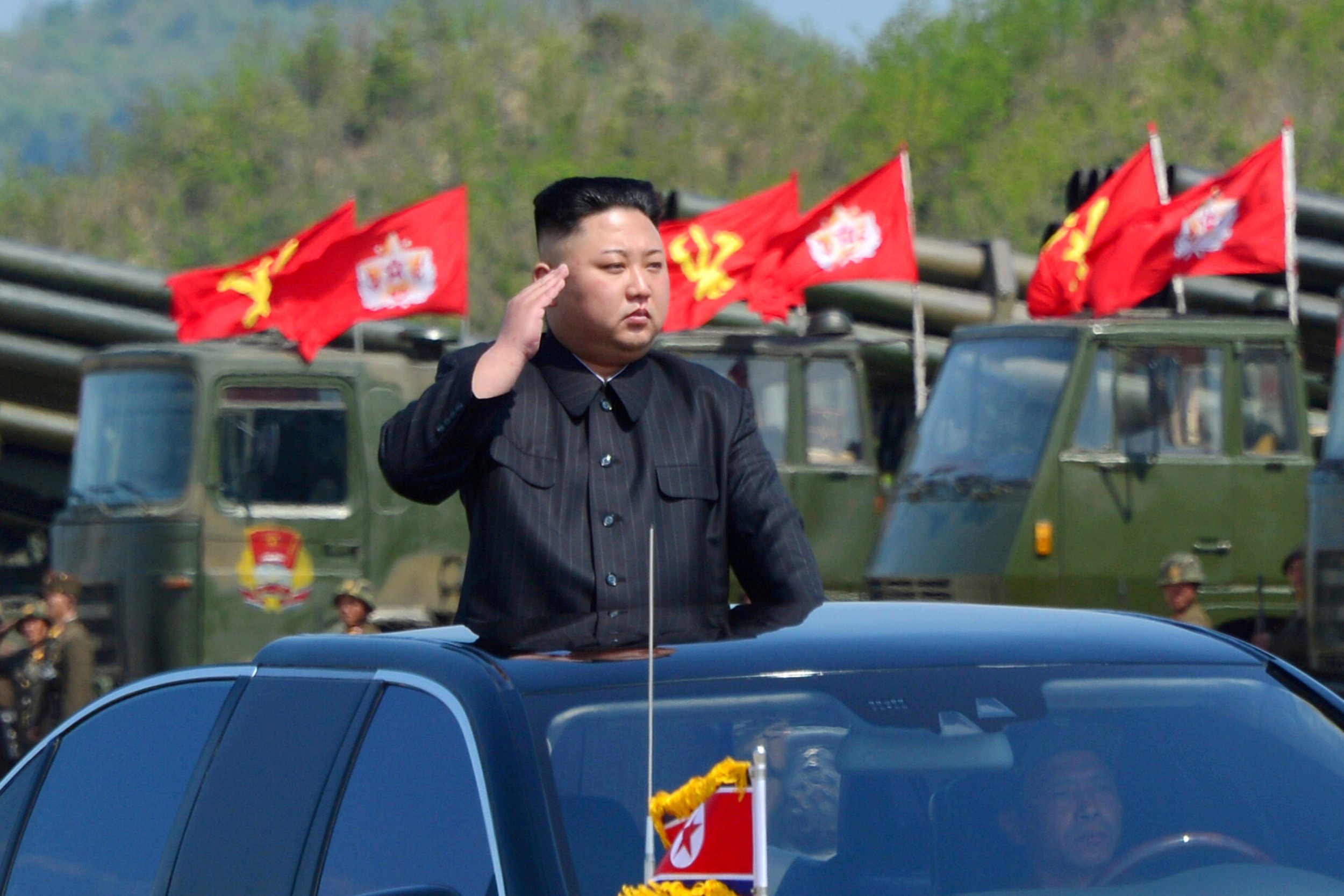 Kim in a car