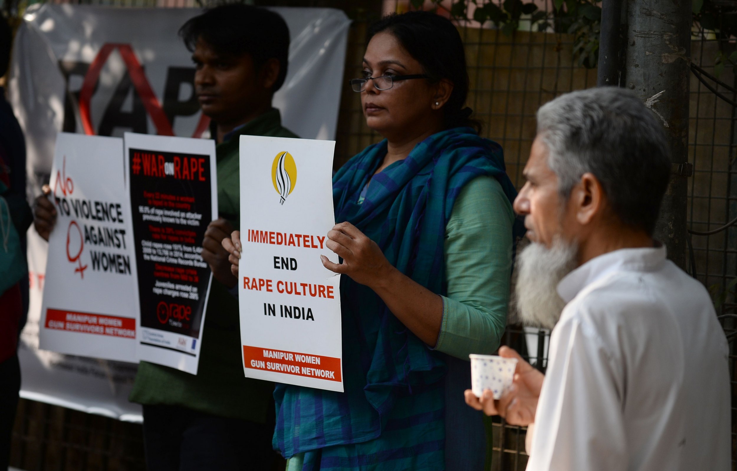 Violence against women protest India
