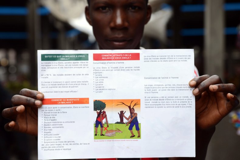 Congo Ebola information leaflet