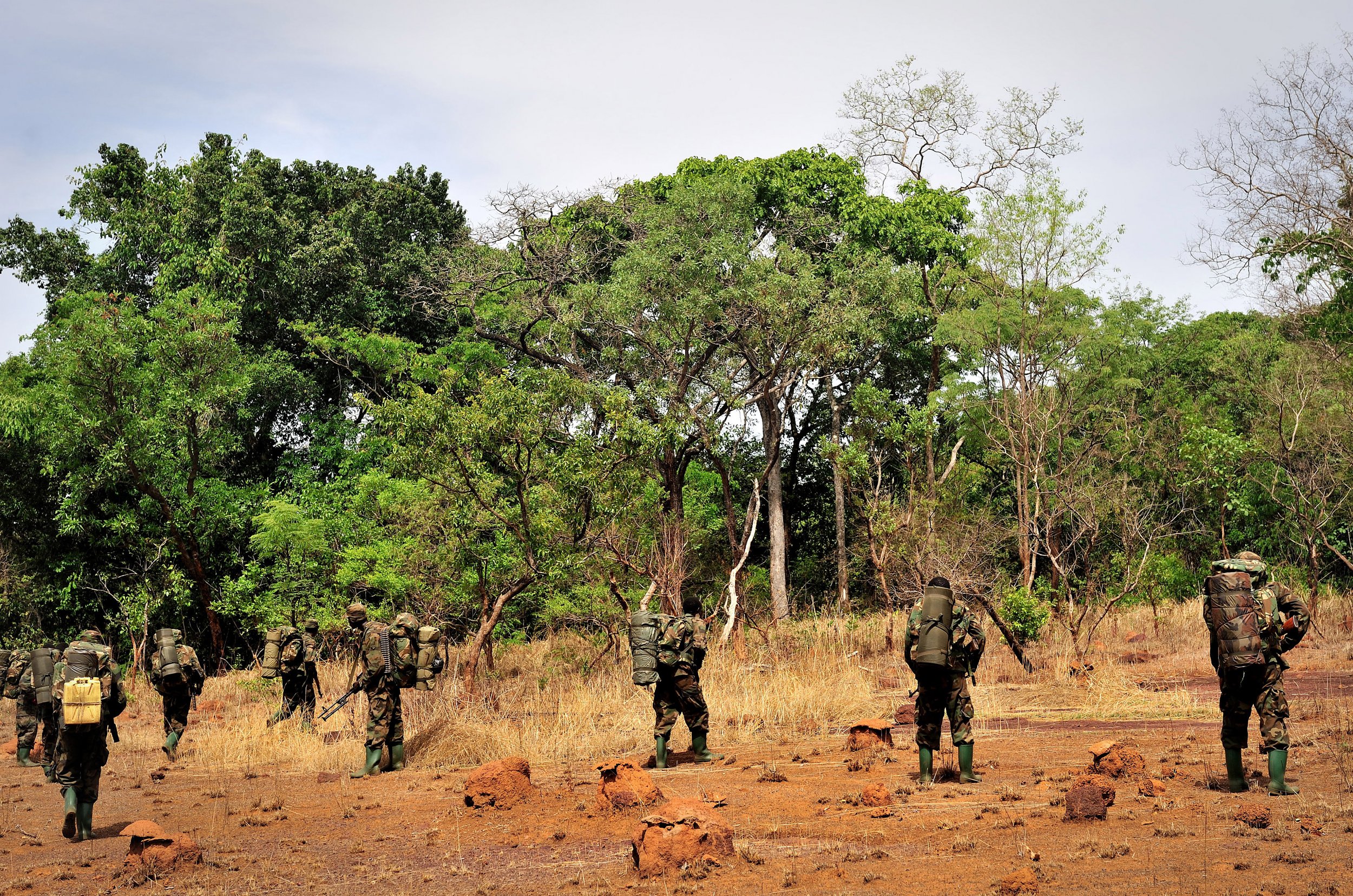 Uganda soldiers patrol LRA