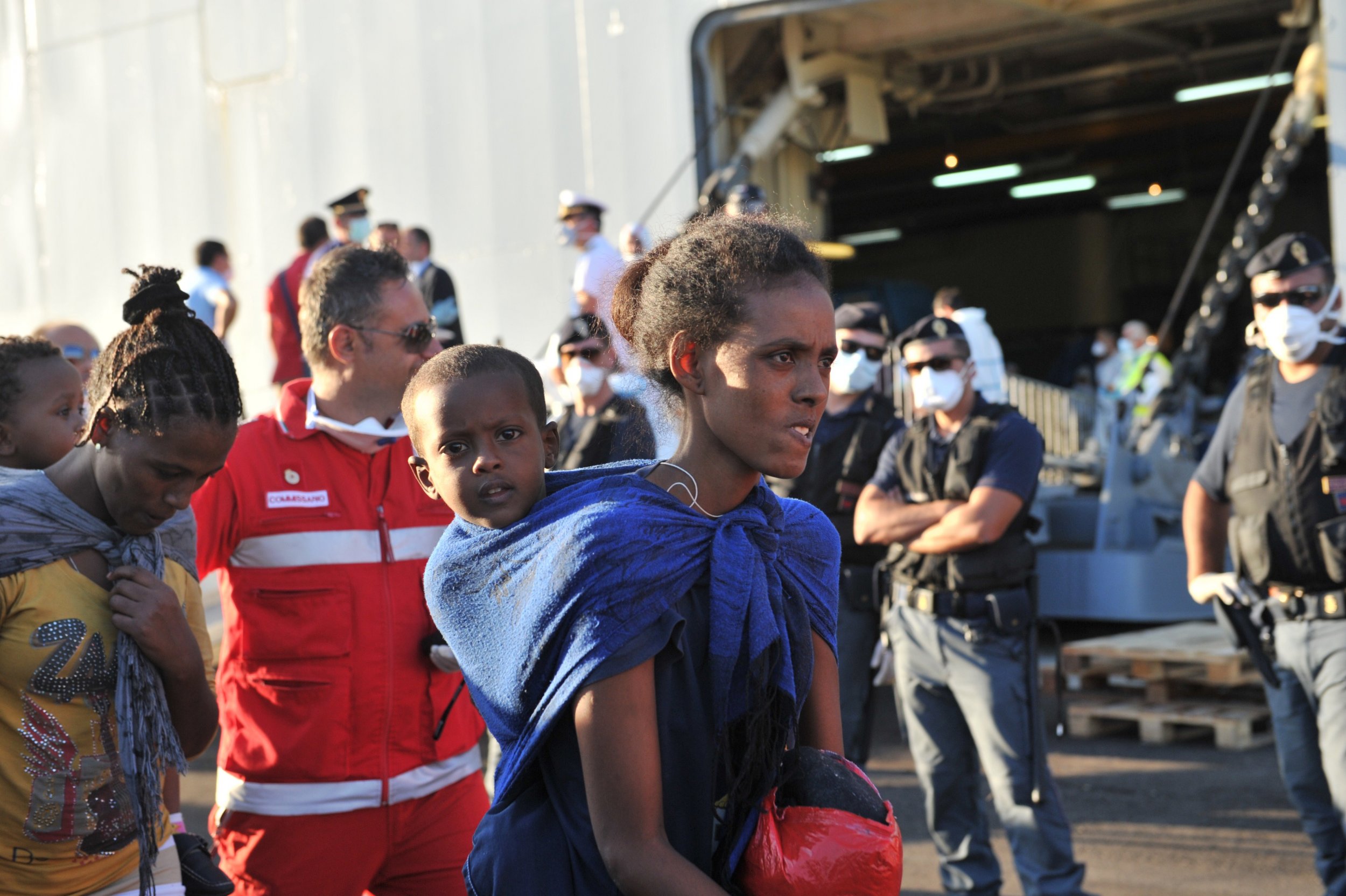 Migrants in Crotone