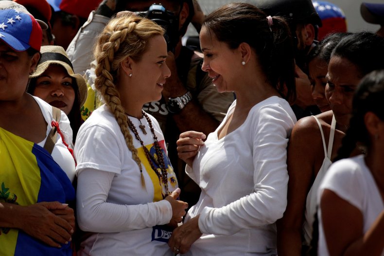 Lilian Tintori and Maria Corina Machado