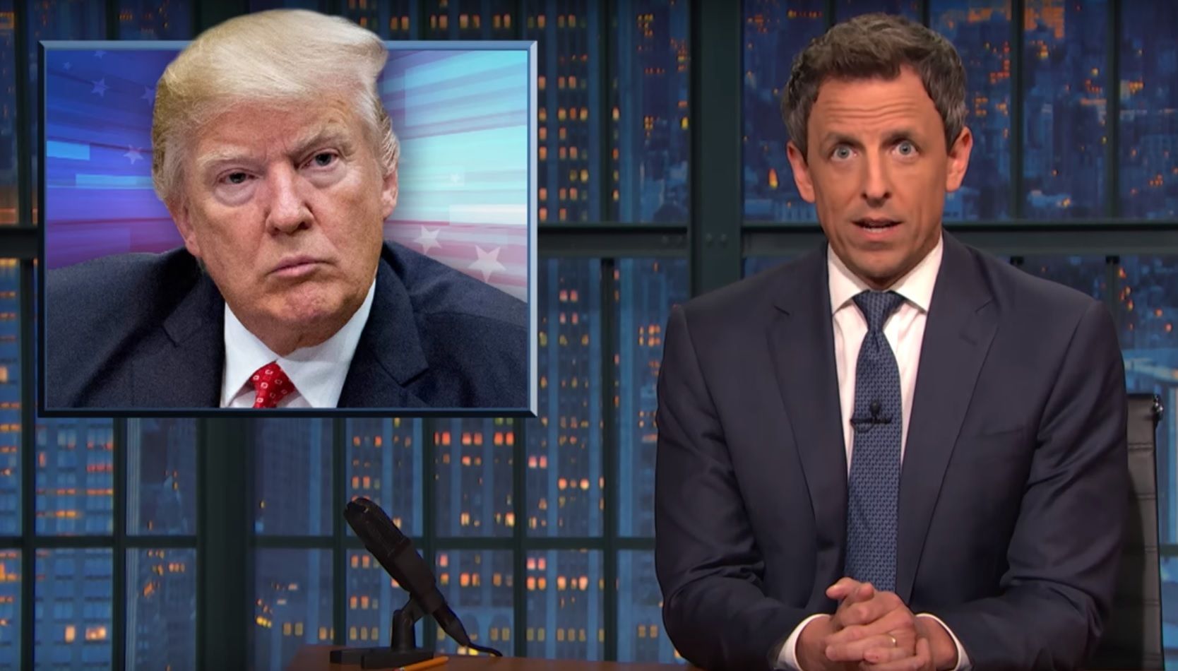 Seth Meyers says Trump is unfit for presidency