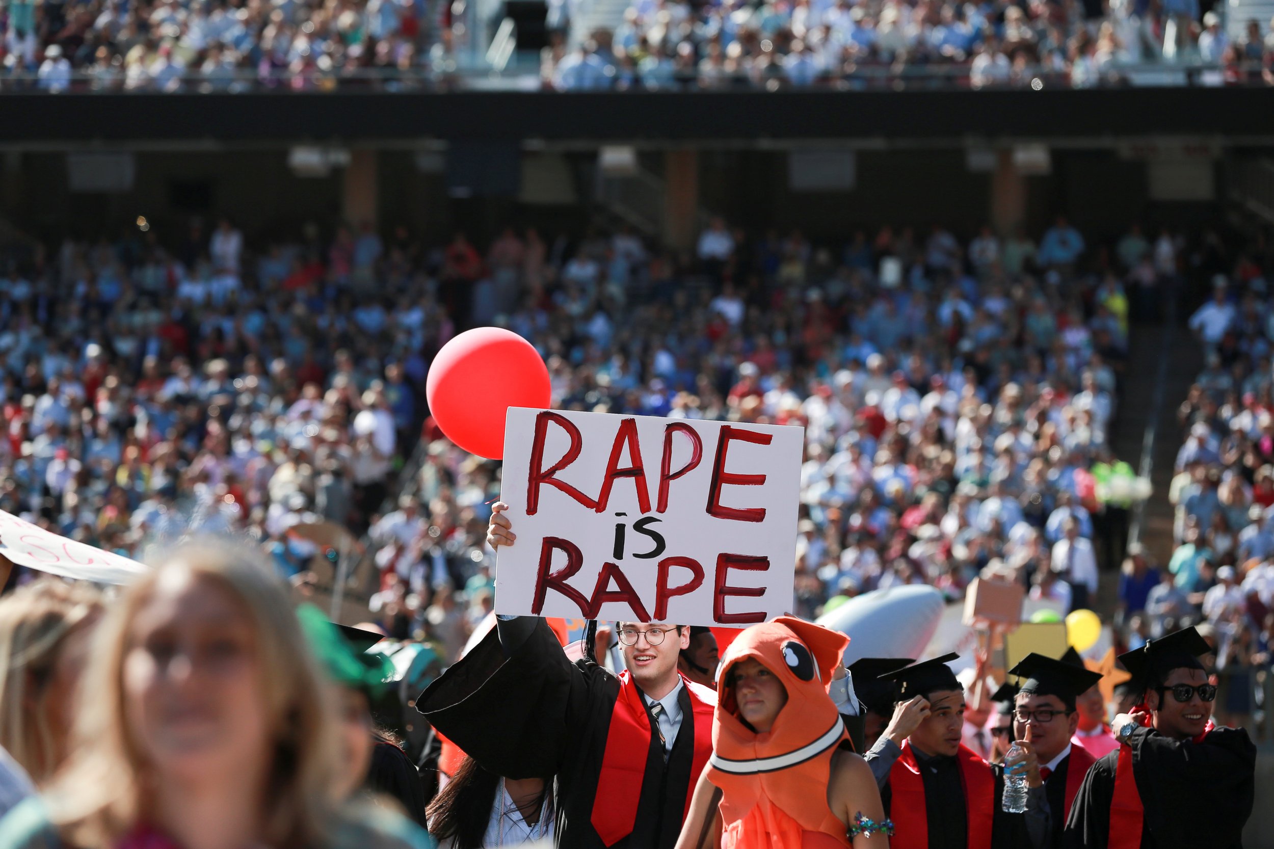 Anti-rape protest sign 