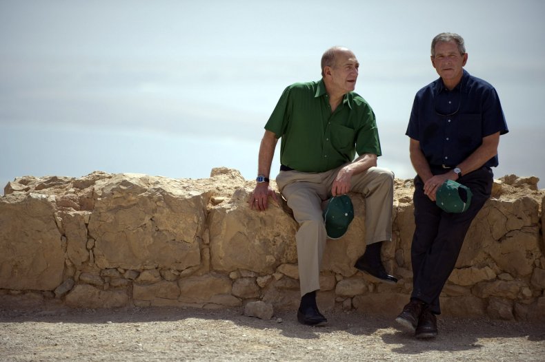 George Bush at Masada