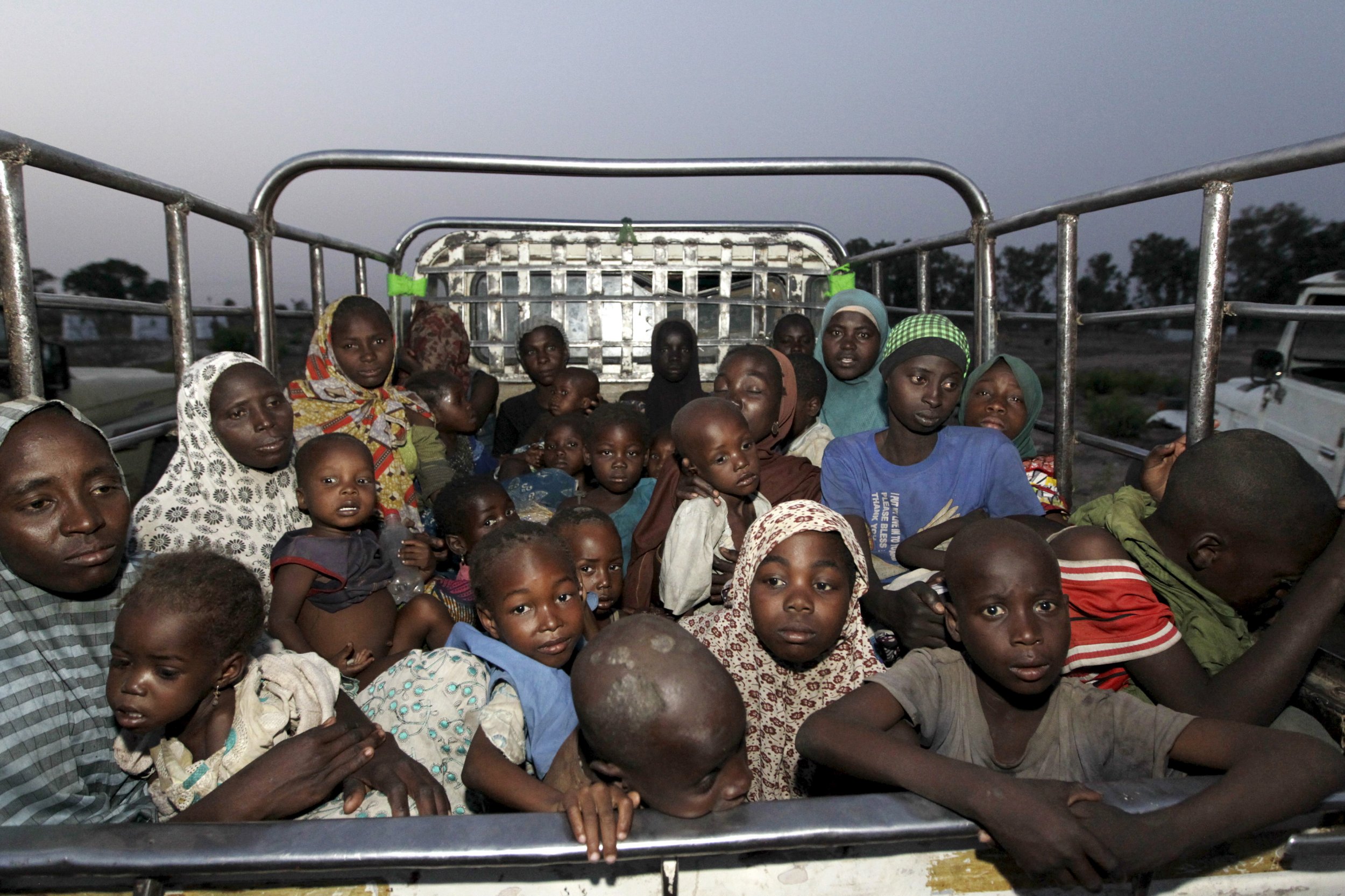 Children and women rescued from Boko Haram