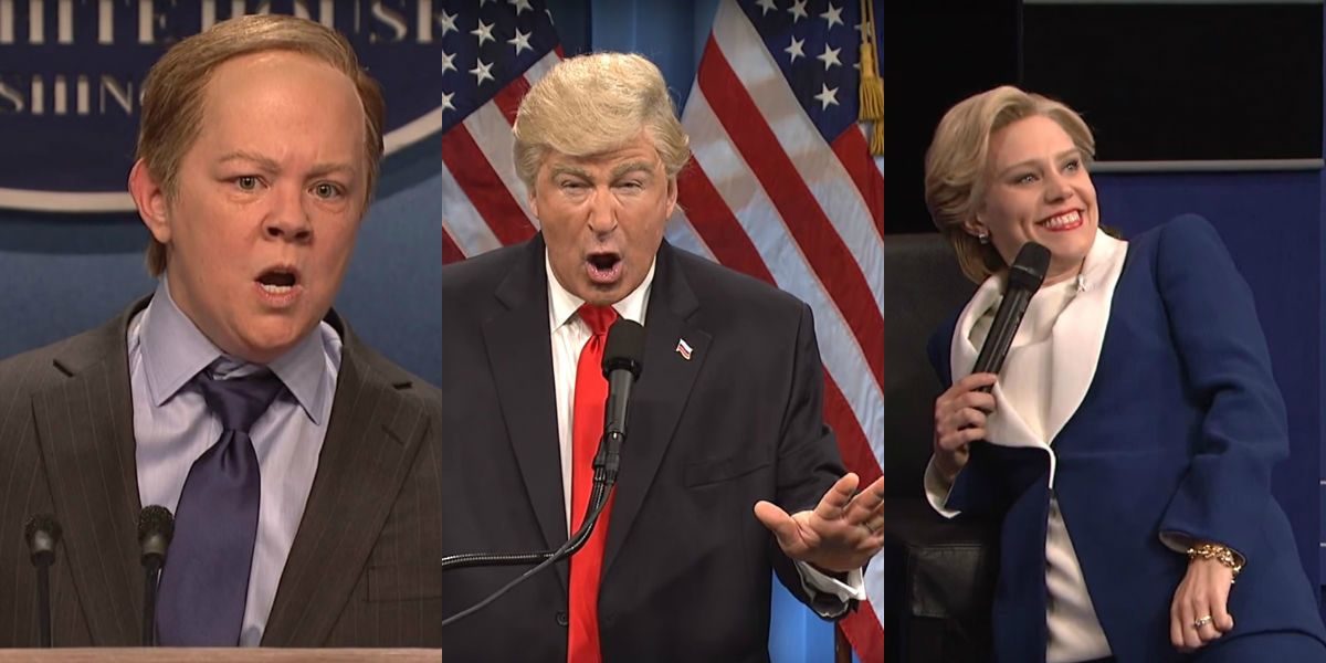 Saturday Night Live - Trump, Spicer and Clinton