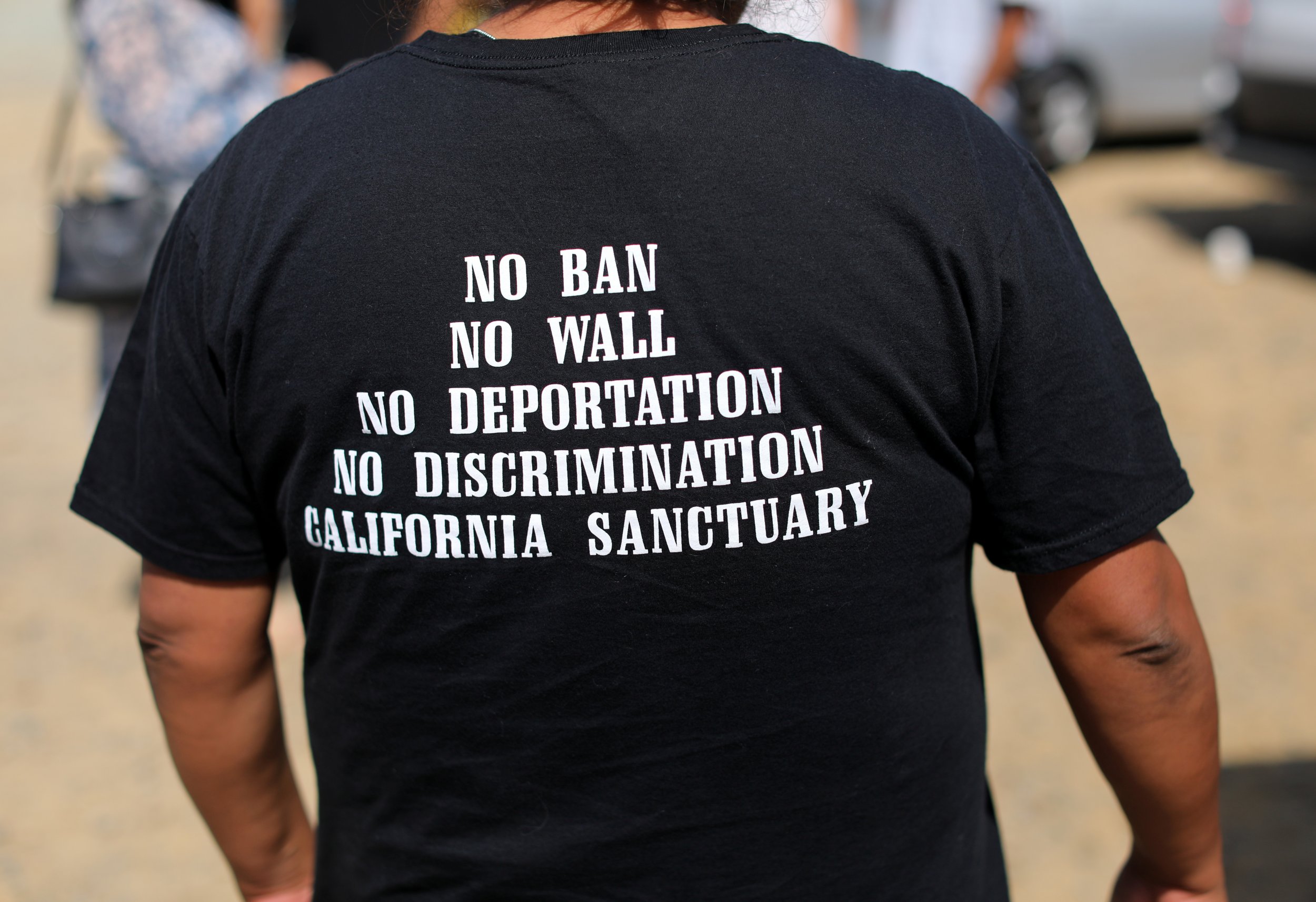 California sanctuary protest