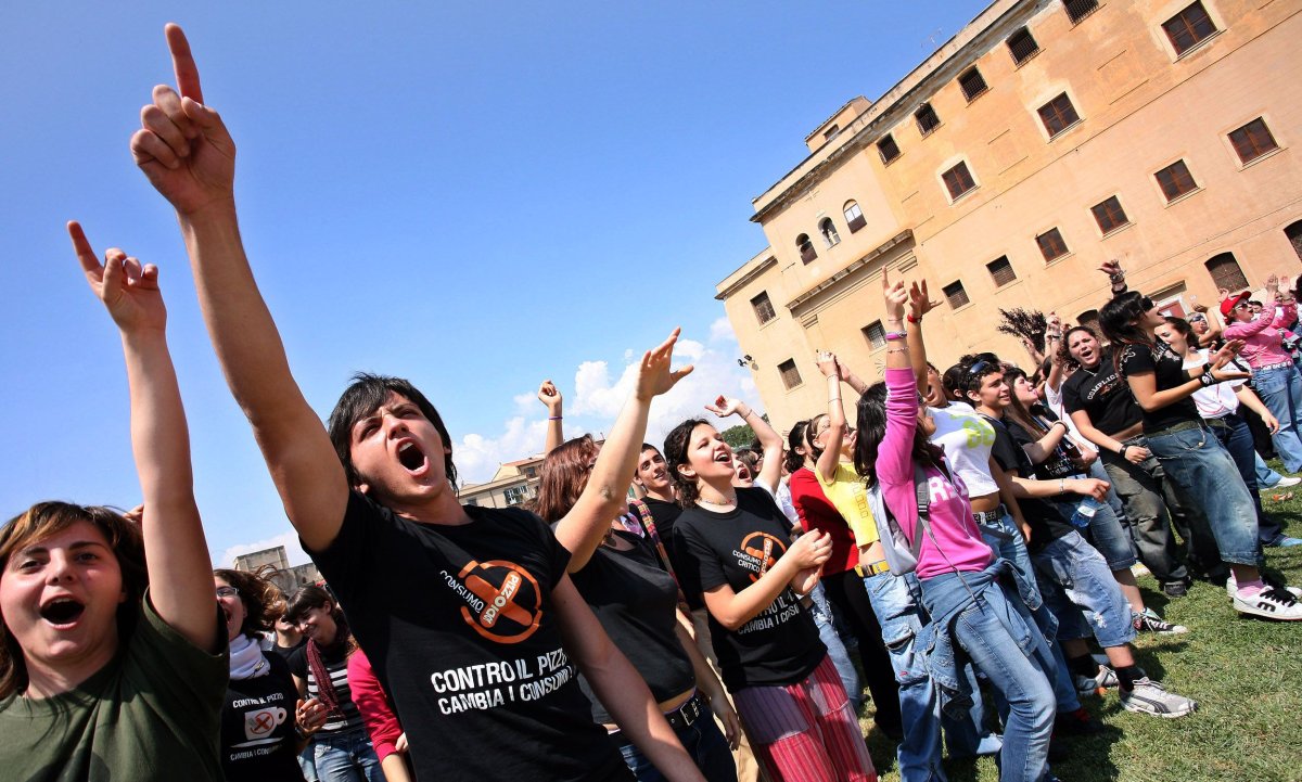 Anti-mafia march Sicily
