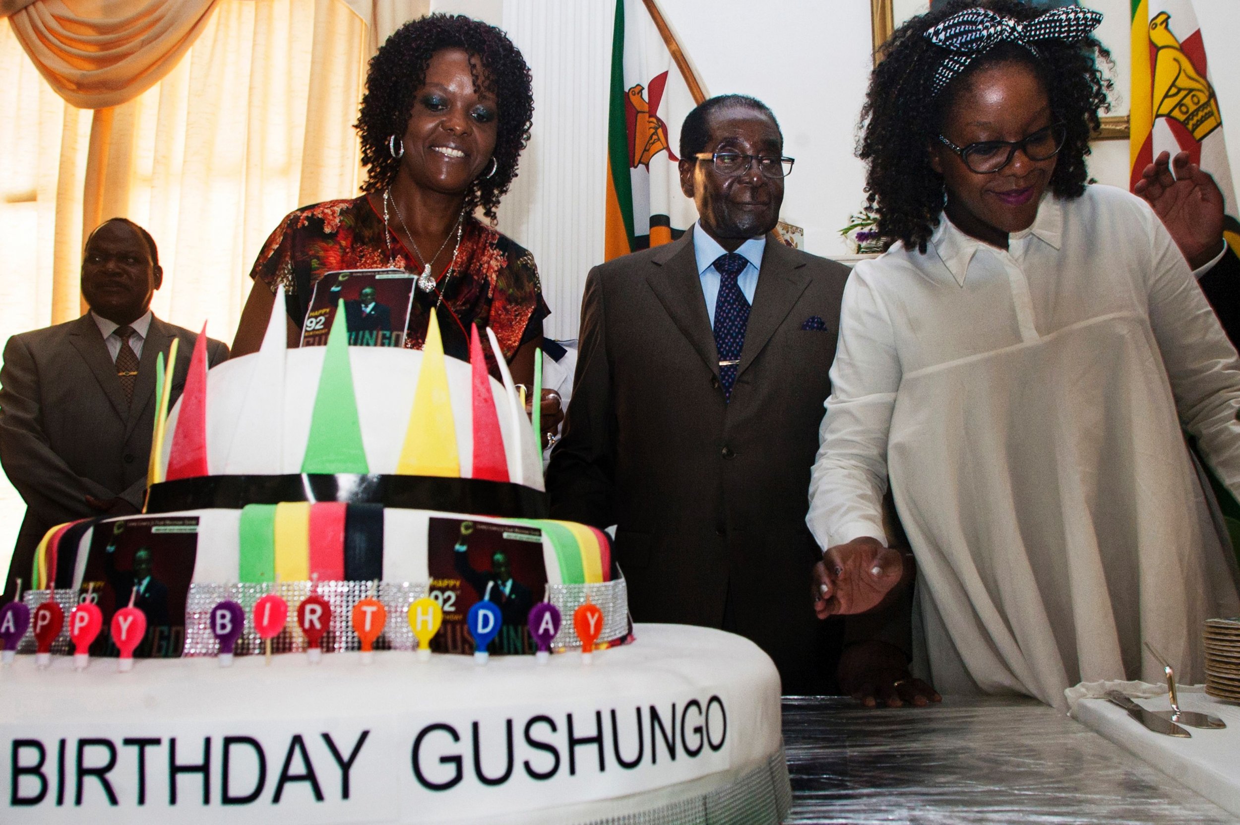 Robert Mugabe birthday cake