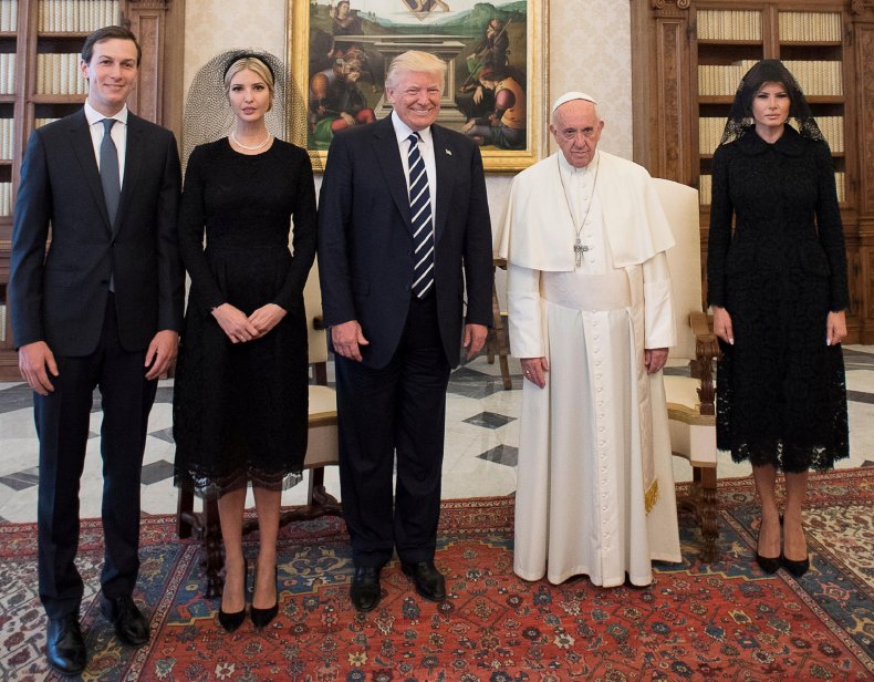 Pope Trump audience