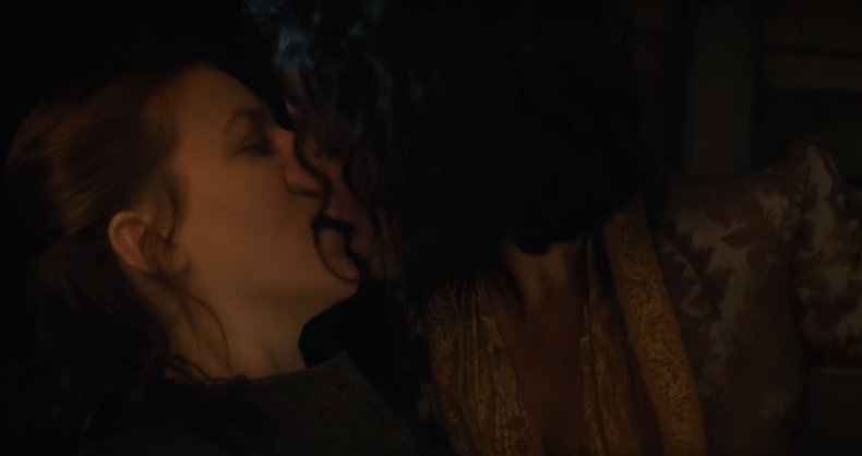 Yara Greyjoy and Ellaria Sand kiss