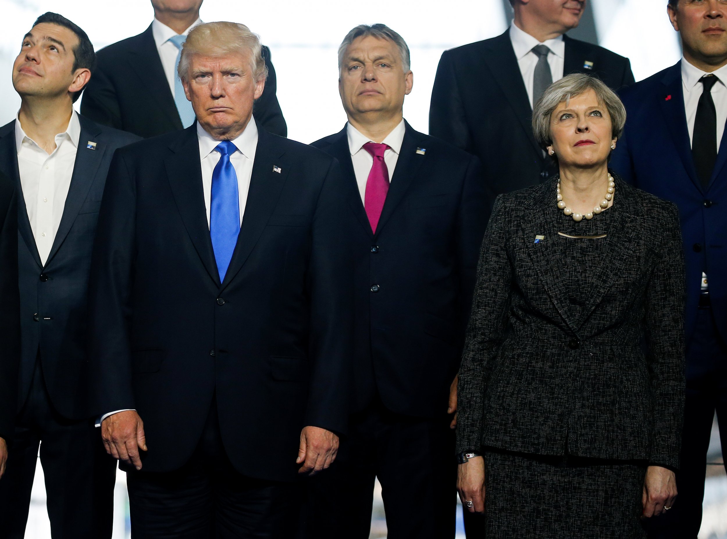 Trump Appears to Shove NATO Leader to Get to Front of Group