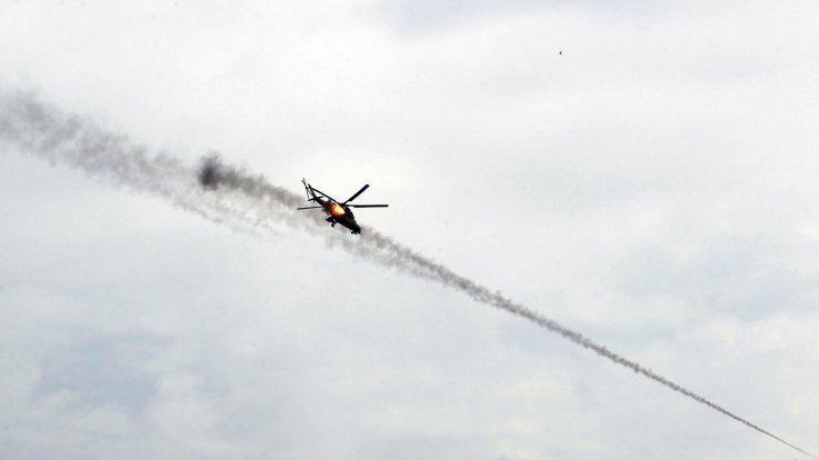 Mosul helicopter fire Mosul helicopter fire