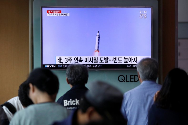 North Korea missile Japan, South Korea