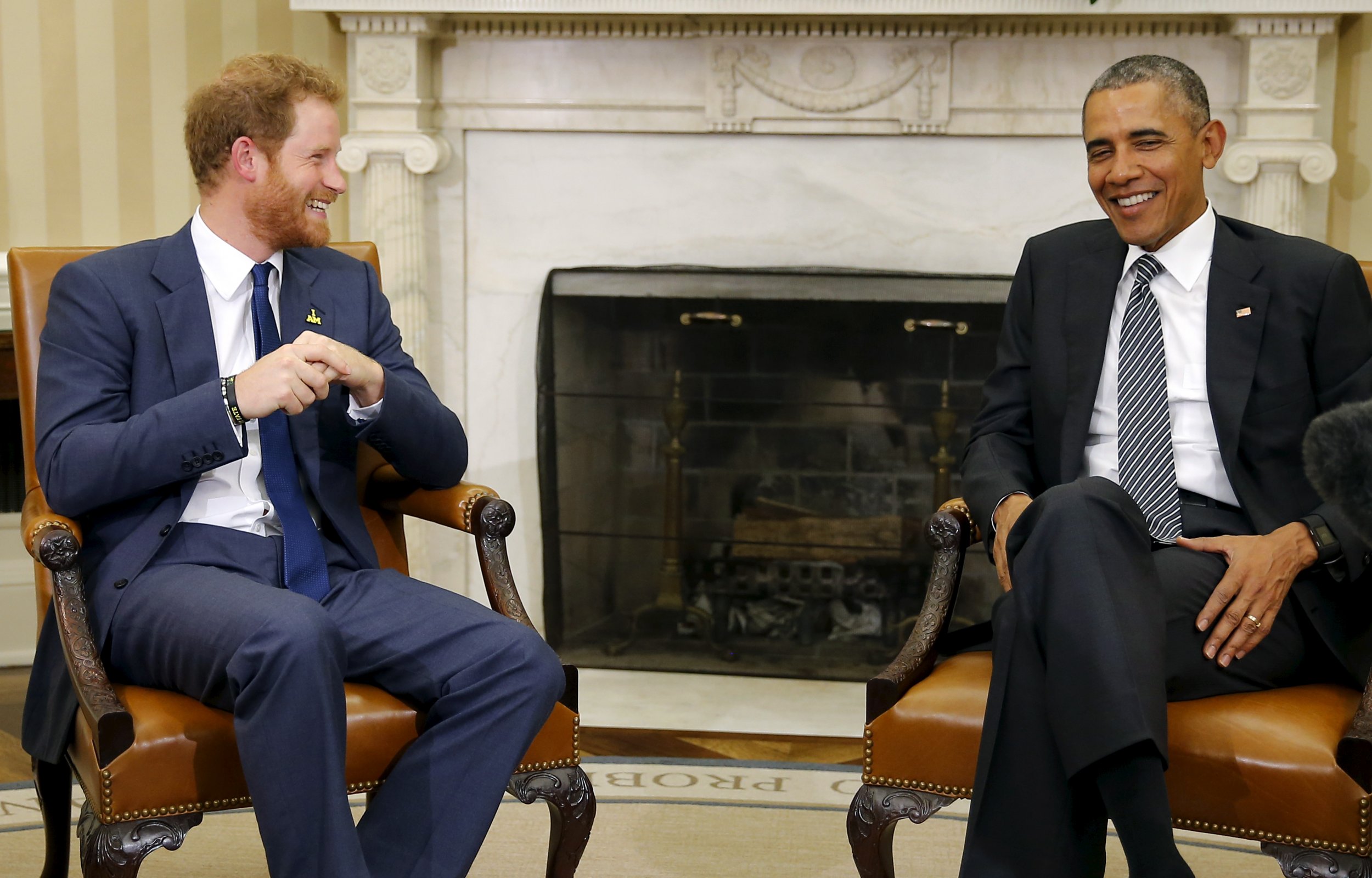 Prince Harry Barack Obama