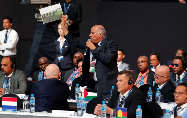 Palestinian FA President Jibril Rajoub