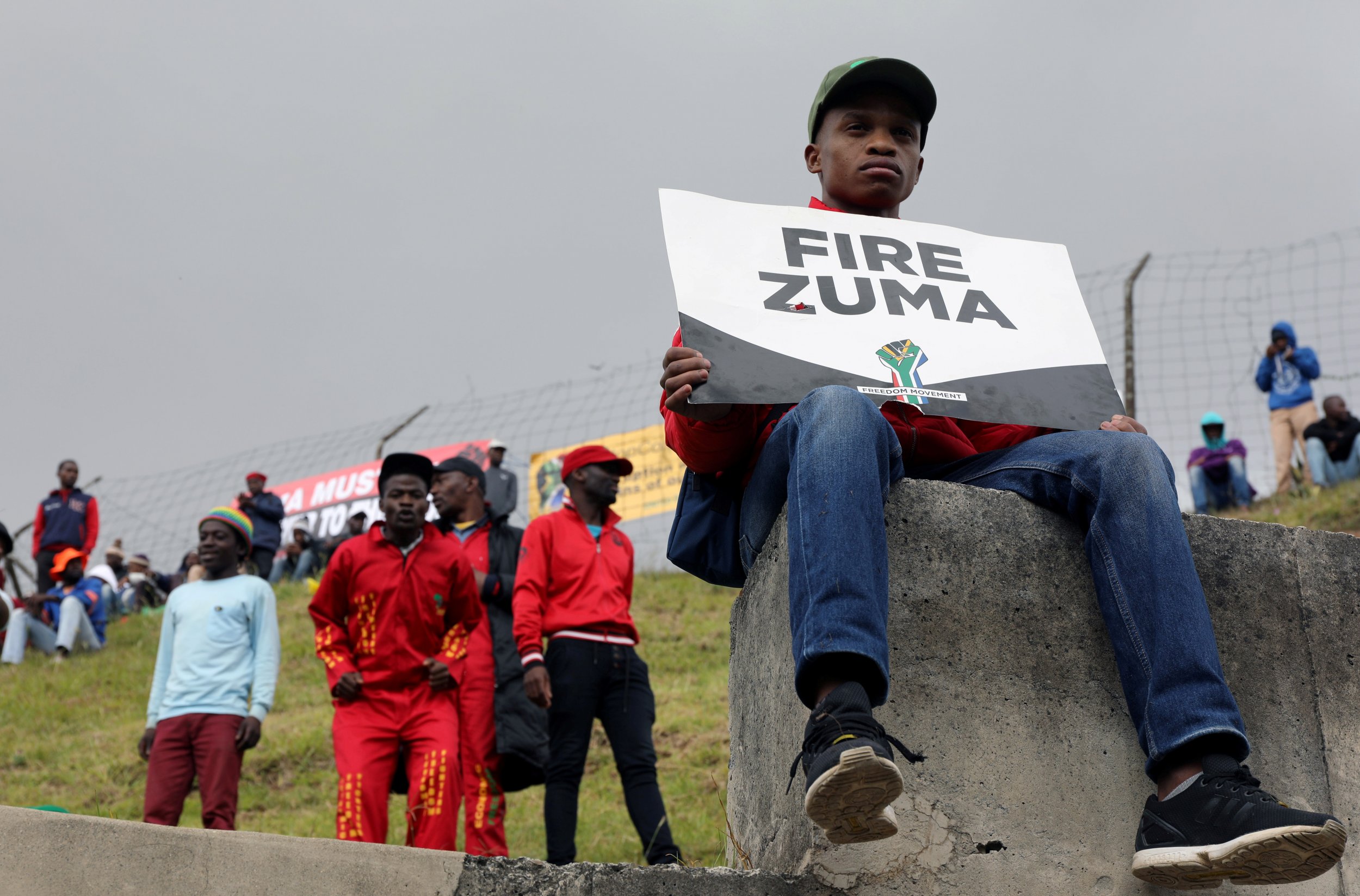 Zuma protesters