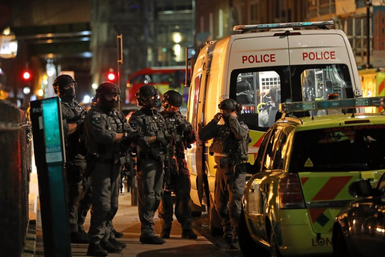 Counter-terror forces in London