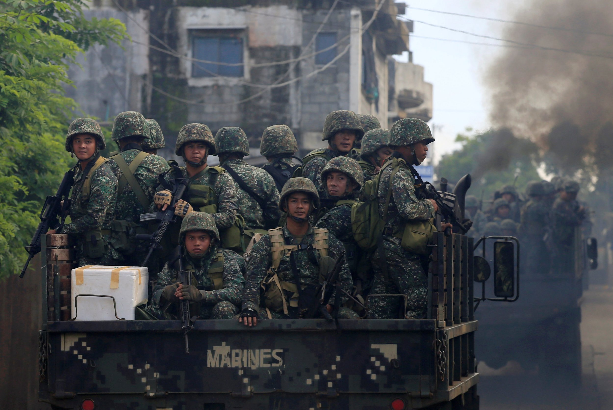 Isis Linked Militants Retain Significant Proportion Philippines Town Of Marawi After Three Week 