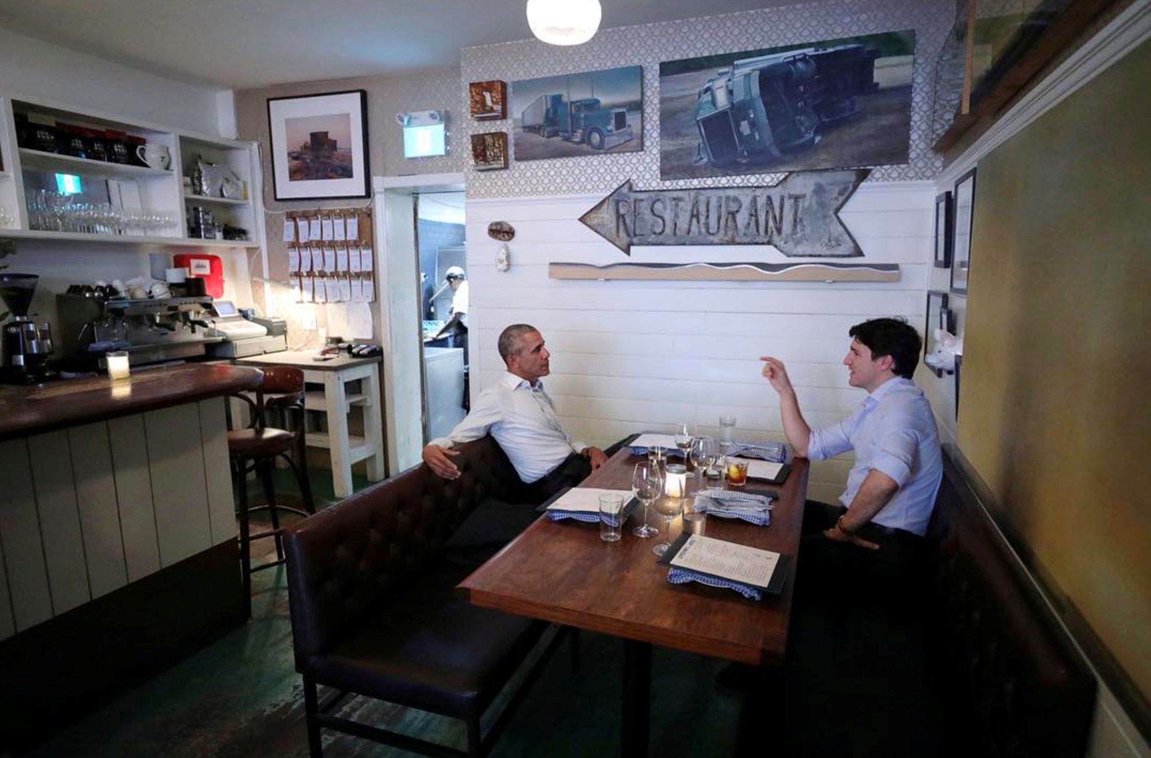 Obama-Trudeau Bromance Reignited Over Dinner Date In Montreal - Newsweek