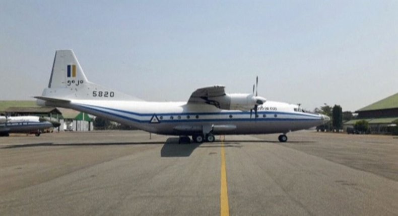 Myanmar plane