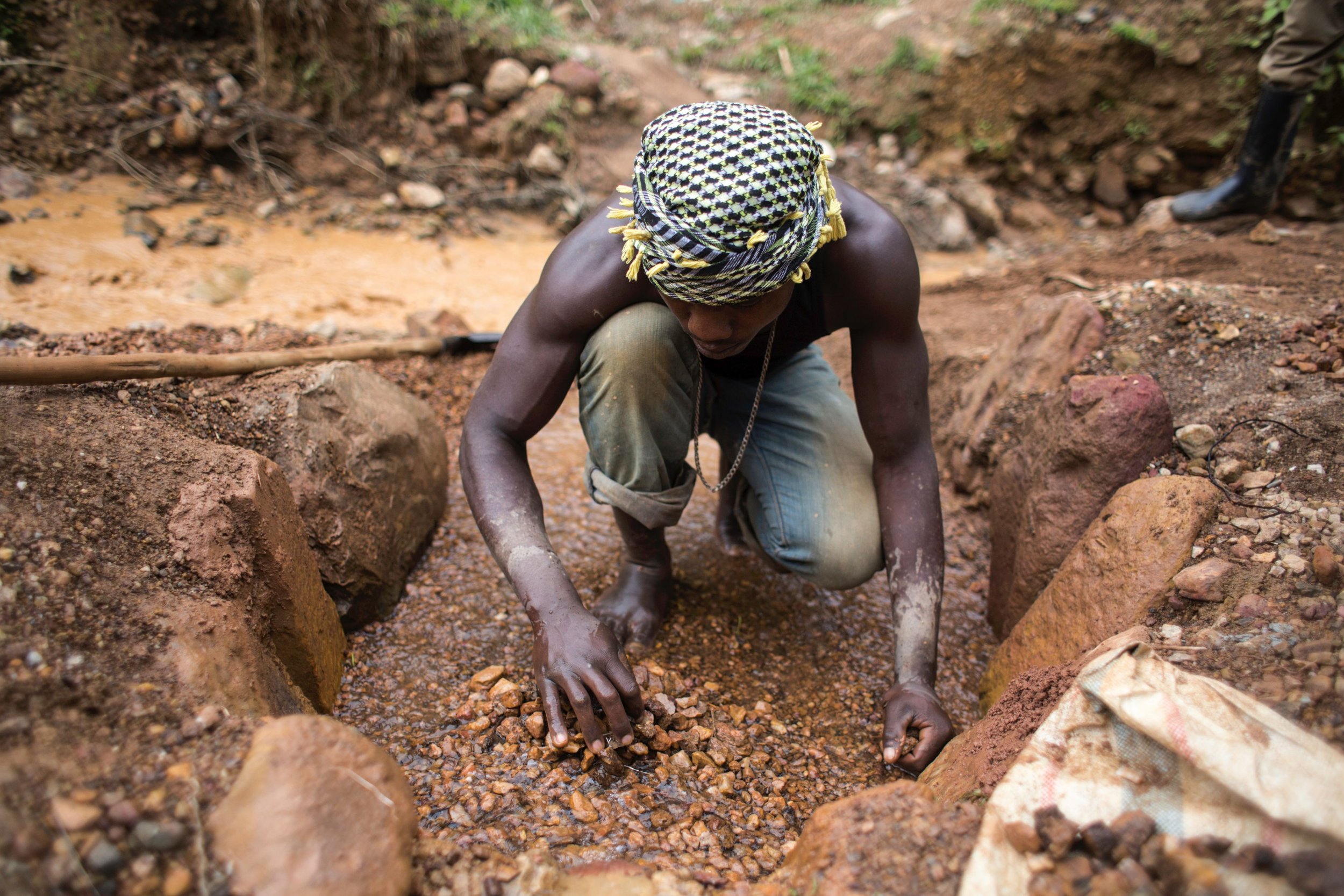 Congo artisanal miner