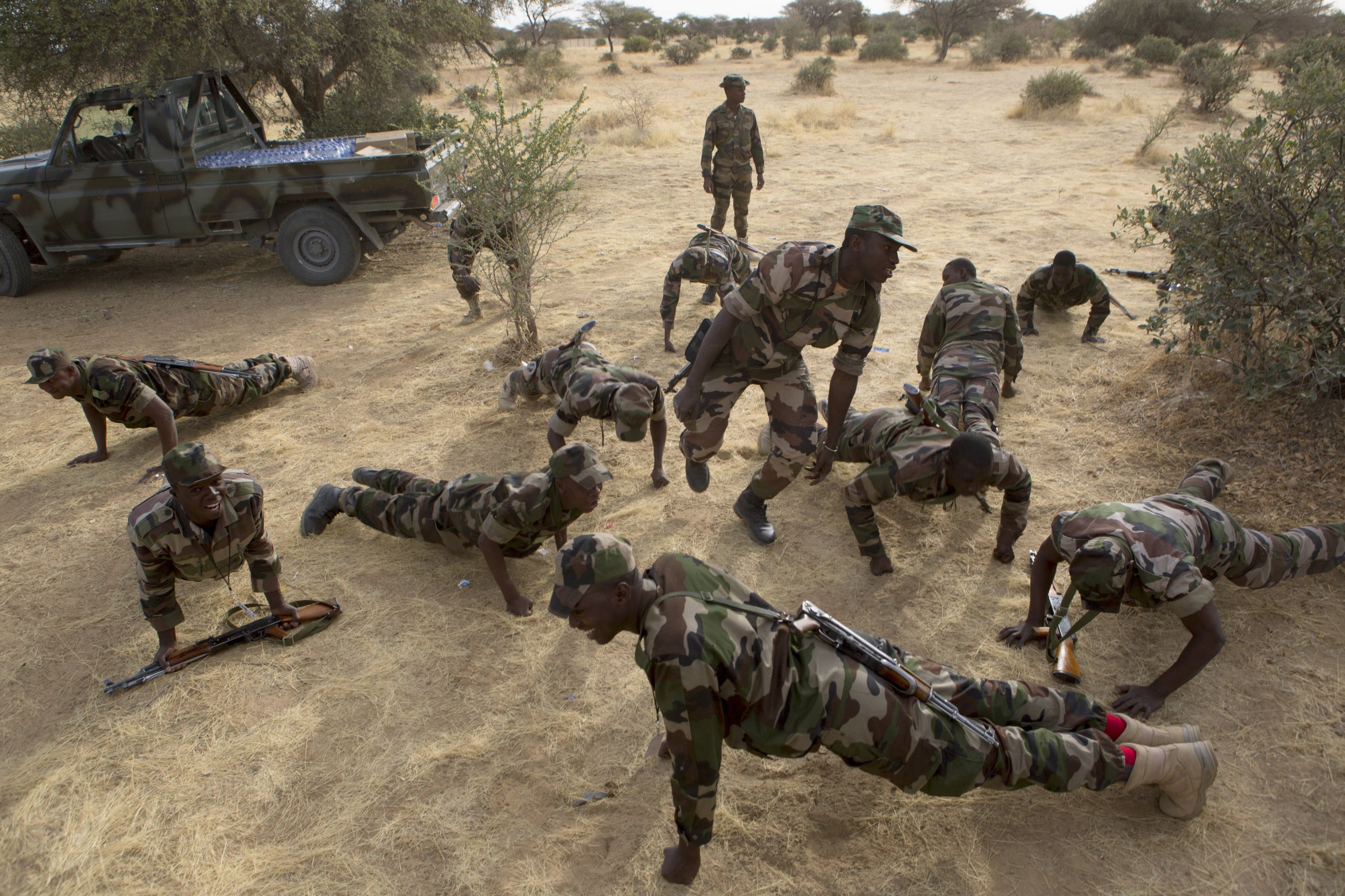 Nigerian soldiers on Flintlock