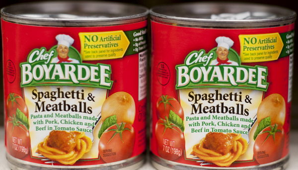 Conagra issues a nationwide recall on dozens of Chef Boyardee pasta products