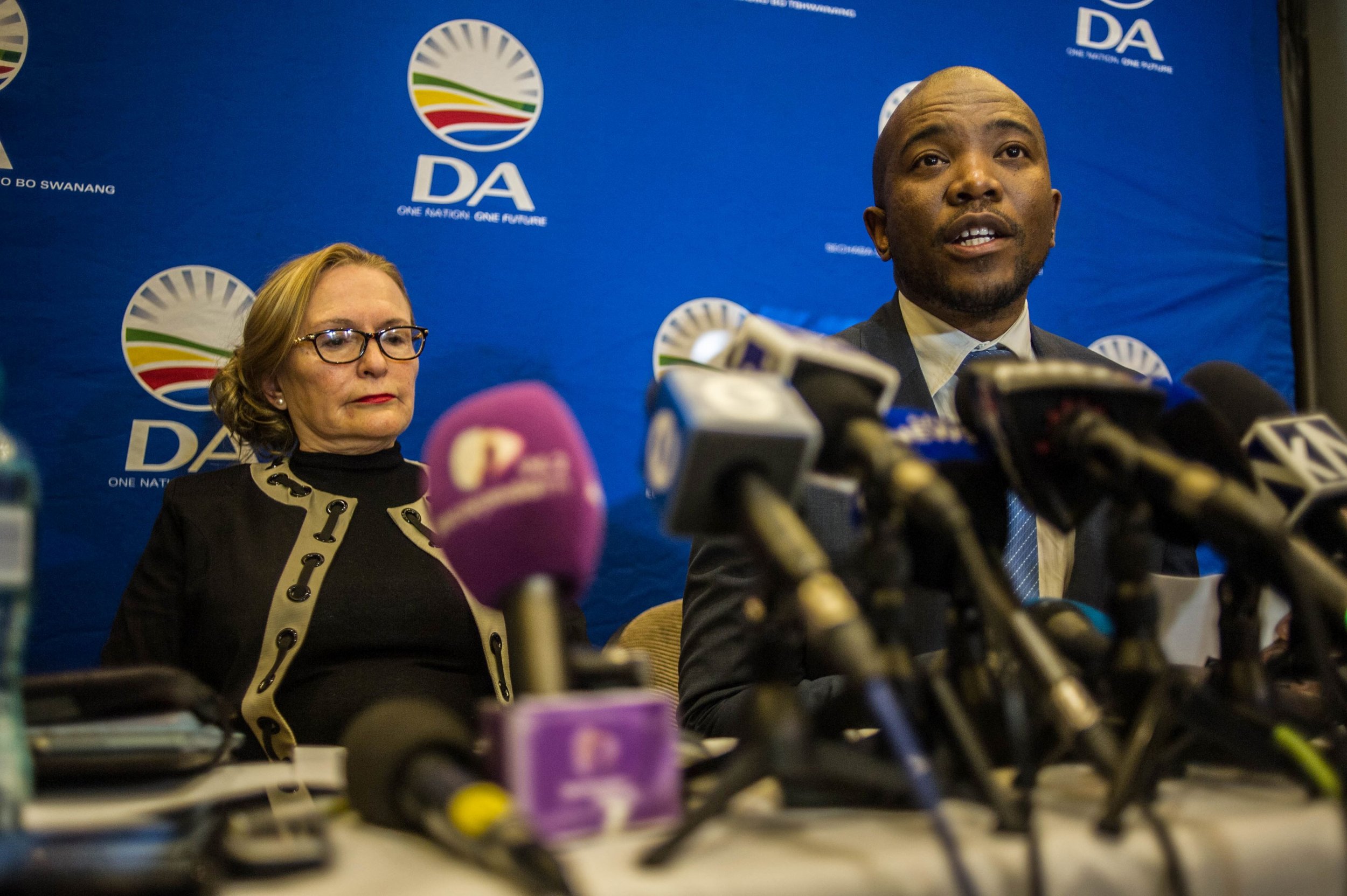 Helen Zille and Mmusi Maimane