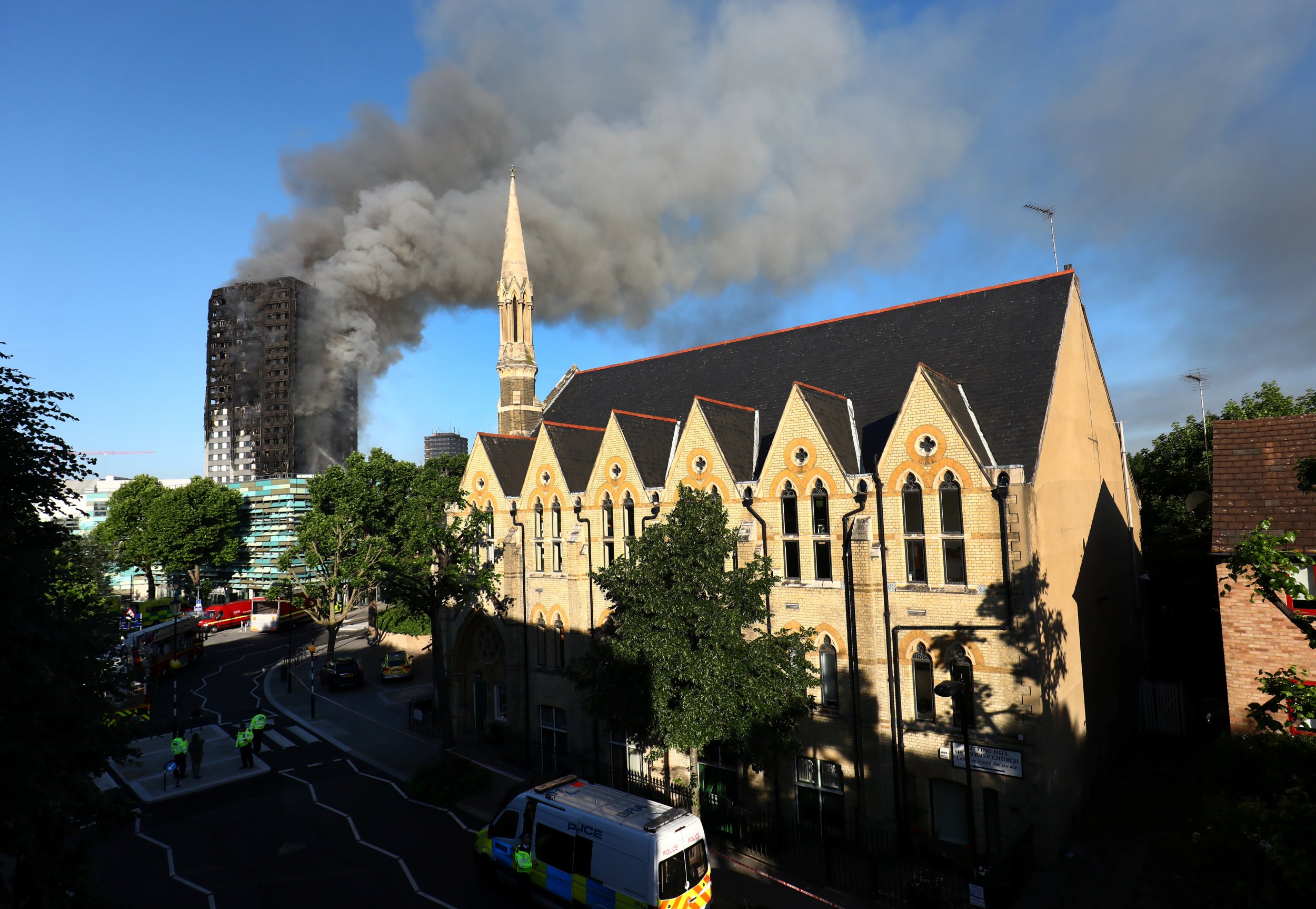 London Tower Block Fire London Tower Block Fire