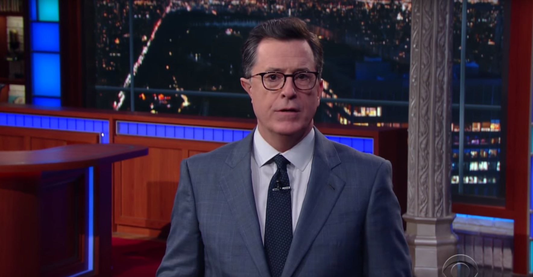 Stephen Colbert Thanks Trump for Virginia Shooting Response - Newsweek