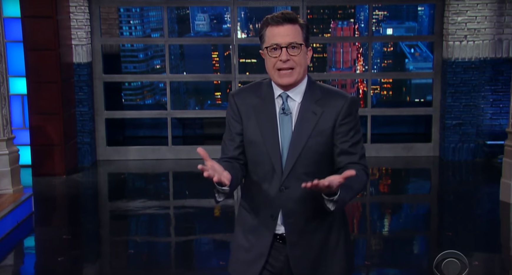 Stephen Colbert talks Trump investigation