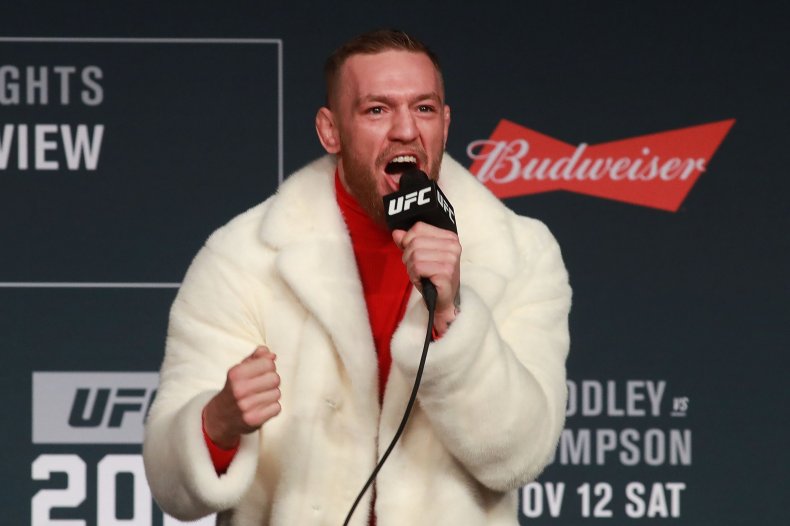 UFC lightweight champion Conor McGregor.