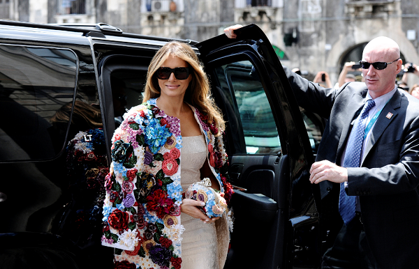 melania trump dolce and gabbana jacket