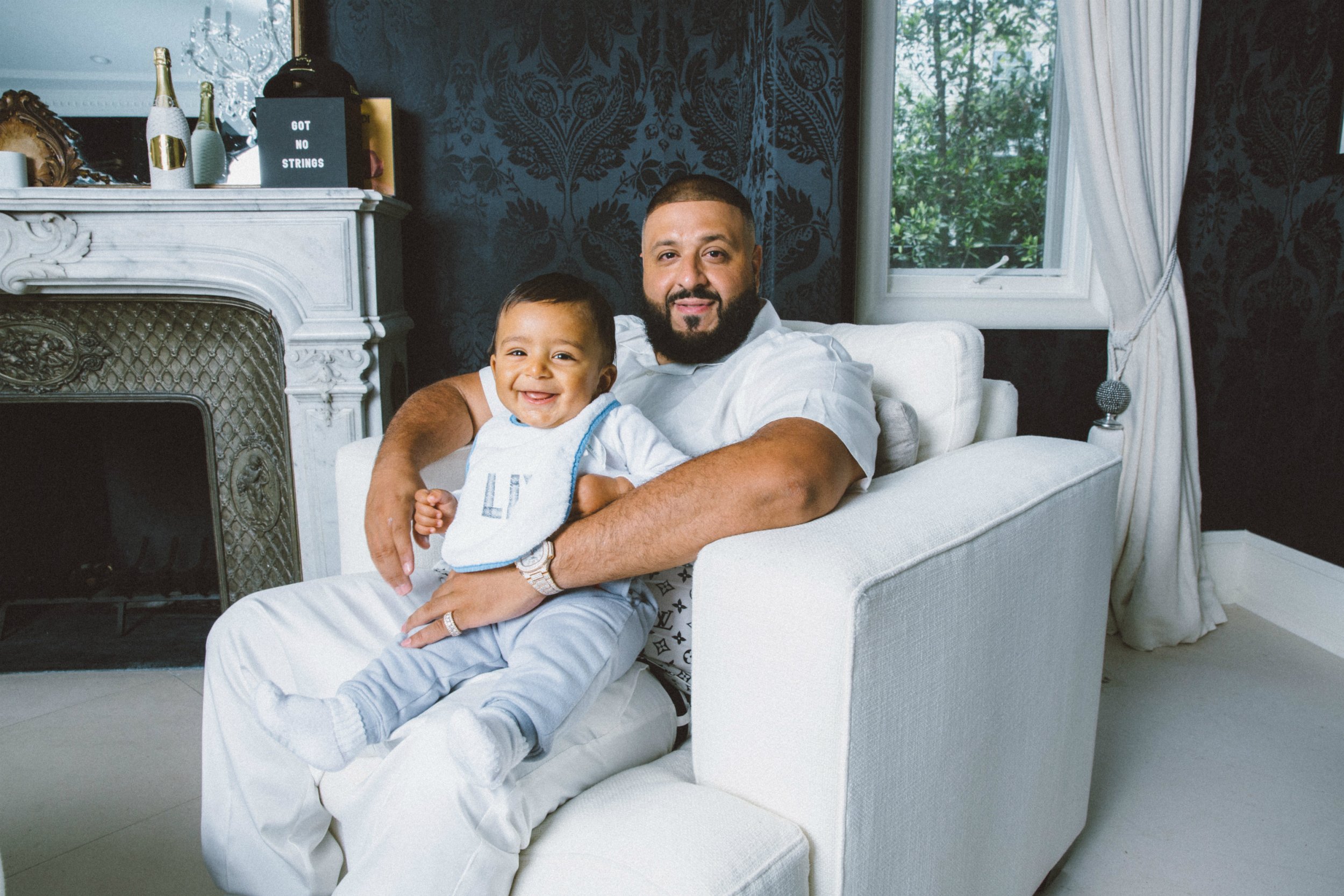 Photos DJ Khaled and Son Asahd Pose for Newsweek Newsweek