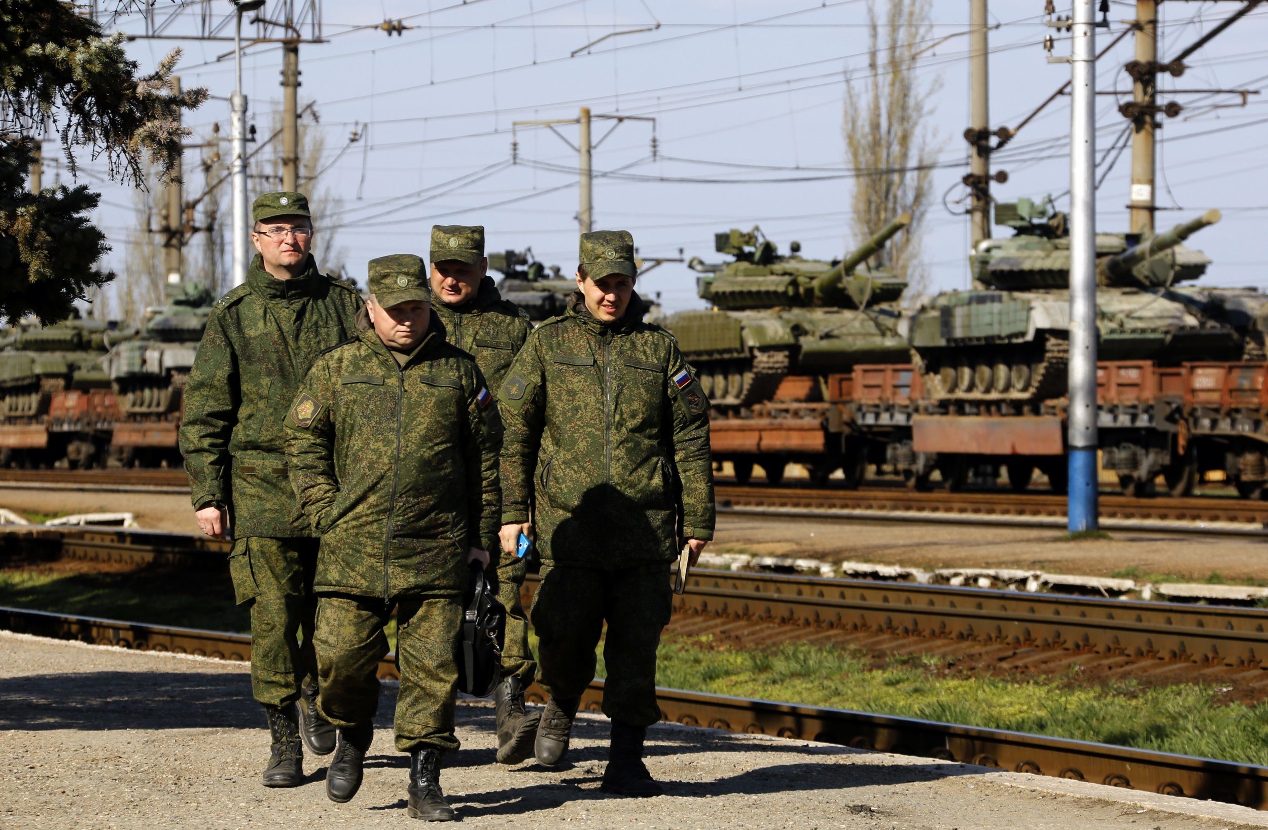 russian soldiers Crimea